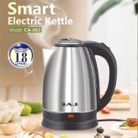 ราคา กาต้มน้ำไฟฟ้า AJ รุ่น CA 003 ความจุ 1 8 ลิตร ทำจากสแตนเลสเงางาม ไร้สนิม มือจับทำจากพลาสติกกันความร้อน ประกัน 1 ปี (21760060668)