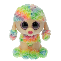 ราคา ตุ๊กตา TY Beanie Boos Rainbow multicolor poodle size regular (2143348418)