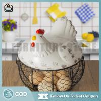 ราคา I Furniture store ตะกร้าแม่ไก่ สำหรับใสไข่ไก่ และอื่นๆตะกร้าเซรามิค ทนทาน สําหรับใส่ไข่ไก่ (21898326954)