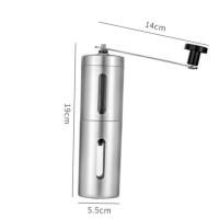 ราคา CatCafe เครื่องบดกาแฟ สแตนเลส แบบมือหมุน ปรับความละเอียดได้ ที่บดกาแฟ Coffee Grinder C084 (21336828264)