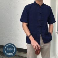 ราคา เสื้อหม้อห้อมแขนสั้น คอจีน (16130147794)