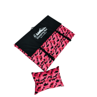 ราคา แผ่นปูรองนอนแบบ สี่พับ พรางชมพู พกพาสะดวก พร้อมที่พับเก็บ ขนาด 70x200cm ความหนา 20mm แถมหมอน เหมาะสำหรับพกพา น้ำหนักเบา (21907502754)