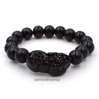 ราคา Best Seller Pixiu Pi Yao ปี่เซียะเรียกทรัพย์ กำไลหินสะเก็ดดาว อุลกมณี ขนาด 10 มม by siamonlineshop (305848281)