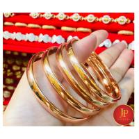 ราคา กำไลเกลี้ยงเงา เปิดได้ หน้ากว้าง6มิม มี3สี สีทอง สีเงิน สีนาค สวยเสมือนจริง ทองชุบ ทองหุ้ม JPgoldjewelry (16788312818)