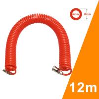 ราคา MUSCLE COW สายลม สายลมสปริง สายลมสีส้ม สายลมขด ยาว 8 10 12 15 เมตร สายปั๊มลม PU AIR HOSE 8x5mm แบบขดสปริง พร้อมหัวคอปเปอร์ สีส้ม (22066686683)