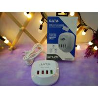 ราคา ส่งเร็ว ปลั๊กไฟ DATA ชาร์ทเร็วมาก 3USB 3 6A Quick Charger 1USB 3 0A น้ำหนักเบา พกพาสะดวก สายยาว1 2M (21420474785)