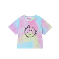 ราคา IQANGEL เสื้อผ้าเด็กเสื้อยืดมัดย้อมเด็กใหม่อเนกประสงค์เสื้อแฟชั่นสำหรับเด็กผู้หญิงเดรสยาวหน้าร้อนแขนสั้นสำหรับเด็กผู้หญิง (21278547441)