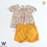 ราคา Wonderchild ชุดเซ็ทเสื้อ กางเกงสไตล์ญี่ปุ่น สำหรับลูกสาว 3 24 เดือน ชุดใส่ไปเที่ยวเด็ก (21962051308)