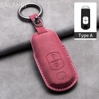 ราคา 1ชิ้นใหม่พวงกุญแจคลุมทั้งหมดเคสกุญแจรถยนต์หนังแกะสำหรับ Mazda 2 3 6 Axela Atenza Demio CX 5 CX5 CX 3 CX 7 CX8 CX 9 2016 2017 2018 2 3ปุ่มอุปกรณ์ตกแต่งภายใน (20743466630)