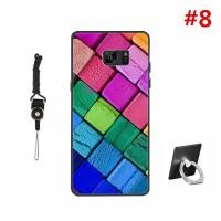 ราคา ซิลิโคน TPU เคสกันกระแทกพิมพ์ลายนุ่มเคสโทรศัพท์สำหรับ Samsung Galaxy Note FE Fan Edition ปลอก Lanyard วงเล็บ (7122386471)