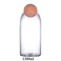 ราคา Happy home โหลแก้วเก็บชา กาแฟ น้ําตาล พร้อมจุกไม้คอร์ก (21920278316)