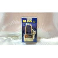 ราคา พร้อมส่ง BLISS แม่กุญแจล็อคสีทอง แบบสั้น ยาว 50mm พร้อมลูกกุญแจ 3 ดอก (11861272223)