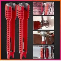 ราคา ประแจข้าง ปากตาย ประแจขันน็อตพลาสติกใต้อ่างอเนกประสงค์ บล็อกขันก๊อก สายน้ำดี ขันใต้อ่างล้างจาน ประแจขันก๊อก (21446350231)