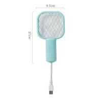 ราคา ไม้ตียุงไฟฟ้าmini แถมหัวเสียบUSB พกพาสะดวก ไม้ช็อตยุงไฟฟ้า ไม้ตีแมลงวัน ทีดักแมลง ไม้ตีแมลง Mosquito swatter (22140809991)