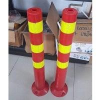 ราคา เสากั้นจราจร เสาจราจร 70ซม 75ซม สีแดง เสา คาดแถบสะท้อนแสง เสาจราจร เสาพลาสติก เสาล้มลุก EVA (21447823551)