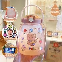 ราคา กระติกน้ำพลาสติก กระบอกน้ำเด็ก กระติกน้ำเด็กลายน่ารัก ขนาด 750ml พร้อมฝาครอบกันรั่วมีสายคล้อง น้ำหนักเบาและพกพาสะดวก (22177427857)