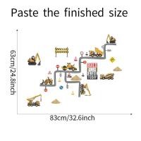 ราคา การ์ตูนรถขนส่งเมืองถนนแผนที่สติ๊กเกอร์ติดผนังสำหรับห้องพักเด็กเด็กตกแต่งสติ๊กเกอร์ติดผนังห้องนอนห้องนั่งเล่นโปสเตอร์พีวีซี (15917407633)