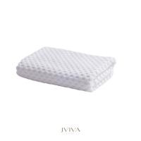 ราคา Jviva ผ้าขนหนูคอตตอน เช็ดหน้า 15x30 นิ้ว Cotton Towel Luxe Collection ลาย Dotted (21344069688)