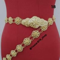 ราคา เข็มขัดหัวโบราณ สีทองตกแต่งชุดไทยนางรำต่างๆ สินค้าพร้อมจัดส่งจากประเทศไทย จัดส่งภายใน 2 4 วัน (21248996474)