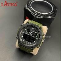 ราคา นาฬิกาดิจิตอลของผู้ชายกันน้ำ 100 สีเขียวเหนียวซับใส่เท้มาก (21976200590)