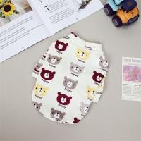 ราคา Jianjia28เสื้อสุนัขเกาหลี Happy Bear ใหม่สไตล์ Simon Cat เสื้อยืดขายร้อนคู่ชุดลูกสุนัขเครื่องแต่งกาย (15892584953)