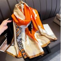 ราคา ไหมเทียมผ้าคลุมไหล่พิมพ์ลายม้าผ้าพันคอผ้าซาตินสไตล์วินเทจผ้าพันหัวสำหรับเดินทางชายหาดแบบคลาสสิก (22052638517)