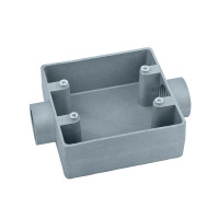 ราคา FS BOX บล็อคเหล็ก กล่องเหล็ก บล็อคอลูมิเนียม สำหรับฝา WIDE SERIES 2x4 4x4 รู 1 2 FS Box 2 x4 4 x4 (14696389139)