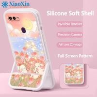ราคา XiaoXin สำหรับ OPPO a5s A12 A7 F9 TPU ที่มองไม่เห็นยืนโทรศัพท์กรณีแบบบูรณาการโทรศัพท์ Soft Case กล้องเต็มครอบคลุม (20338832716)