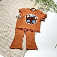 ราคา ชุดเซทขาม้า ชุดเด็กผ้าเรย่อน เสือแขนสั้นกับกางเกงขาม้า 14สี (20935027114)