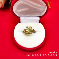 ราคา แหวนทองเหลืองแท้ คละแบบ กุหลาบ โลมา เต่า พญานาค งานดิบ ใส่อาบน้ำได้ วินเทจ vintage คลาสสิค classic (19698702382)