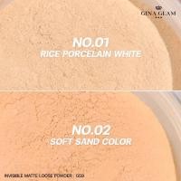 ราคา จีน่า แกรม แป้งฝุ่น เนื้อแมท บางเบา คุมมัน 5 5g G59 Gina Glam Matte Invisible Matte Loose Powder (21492495435)
