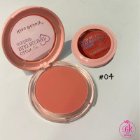 ราคา 83363 03 บลัชออนปัดเเก้ม kiss beauty โทนชมพูเกาหลี ตุ่นๆ สีสวย ชัด (21841747308)