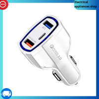 ราคา ที่ชาร์จแบตในรถ ที่ชาร์จแบตรถ12v ชาร์จเร็ว หัวชาร์จ USB คู่ เหมาะสำหรับแรงดันไฟ 12V 32V หัวชาร์จรถยนต์ ที่ชาร์จรถยนต์ ที่ชาร์จรถยนต์ราคาถูก (22089168005)
