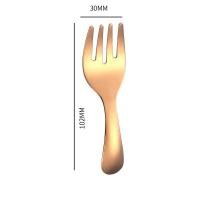 ราคา ShopAt Two ST 3003 ช้อนส้อมจิ๋ว สไตล์เกาหลี ช้อนส้อมสเตนเลส เกรด 304 (21913072413)