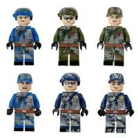 ราคา ชุดบล็อกตัวต่อตัวละครรุ่นสำหรับทหาร กองทัพกองทัพเรือลายพรางทะเลทรายลายพรางป่า (21481928625)