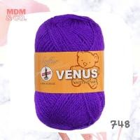 ราคา ไหมพรมฟู VENUS วีนัส สีล้วน VENUS Soffur Knitting Yarn (18882832754)