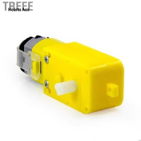 ราคา Treee มอเตอร์เกียร์ดีซี DC3V ไฟฟ้าล้อคู่กำลังไฟ6V ใช้งานง่าย ABS ทองเหลืองนำไฟฟ้าแข็งแรงมีเสถียรภาพสำหรับหุ่นยนต์ (22133201943)