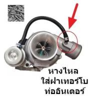 ราคา ชุด 10 ตัว หางหนู หางไหล ท่ออินเตอร์ เกลียว M6 ฝาหน้า F55 F55v ดีแม็ค ฝาเทอร์โบ มาตราฐาน เทอร์โบ (15060375379)