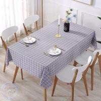 ราคา ผ้าปูโต๊ะ ผ้าคลุมโต๊ะ วัสดุ PVC สี่เหลี่ยม ลายตาราง กันน้ำ กันน้ำและกันเปื้อน ทำความสะอาดง่าย (22155812232)