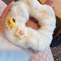 ราคา ยางรัดผมขนนุ่ม W56 ยางรัดผมยืดหยุ่น ขนนิ่มๆลายการ์ตูน Sanrio น่ารักๆ พร้อมส่ง (19926963550)