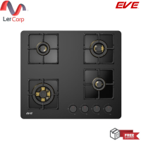 ราคา Eve เตาแก๊ส 4 หัว แบบฝัง ฐานกระจกนิรภัย HB60 4BBTA BG (21968698480)
