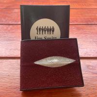 ราคา Jim smitt กระเป๋าสตางค์ หนังปลากระเบนแท้ 100 กระเป๋าตัง กระเป๋าเงิน ทรงสั้น (4231244857)