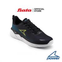 ราคา Bata บาจา ยี่ห้อ Power รองเท้ากีฬา รองเท้าผ้าใบสำหรับวิ่ง Sport Sneakers สำหรับผู้ชาย รุ่น DuoFoam Max 300 EX สีดำ รหัส 8186947 (18251916828)