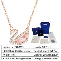 ราคา Swarovski สร้อยคอหงส์เงินแท้พร้อมกล่องและอุปกรณ์มีหลายรุ่นให้เลือก (21978819633)