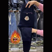 ราคา MONCLER丨 High End ฤดูหนาวขนแกะและหนาถัก Sweatpants ผู้ชายเอวยางยืดเข็มขัดตรงขากางเกงกีฬาฤดูหนาวกางเกงลำลอง (17615085211)