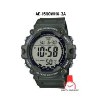 ราคา CASIO นาฬิกาข้อมือผู้ชาย ของแท้ 100 ระบบดิจิตอล รุ่น AE 1500WH 1A AE 1500WH 2A AE 1500WH 8B AE 1500WH 8B2 AE 1500WHX 1A AE 1500WHX 3A กันน้ำ 100 เมตร รับประกัน 1 ปี มีใบรับประกัน (20209826307)