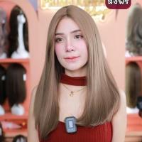 ราคา J89 วิกผมตรงความยาวปานกลาง ทอตรงแสกกลาง ทอจิ๊ดริด แถมเน็ตถุงน่อง ขาตั้ง ของแถม (21784358043)