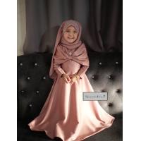 ราคา เดรสเด็ก ชุดเด็กมุสลิมหญิง รุ่นดาวิ ชุดเด็กออกงานน่ารัก ๆ (21962284531)
