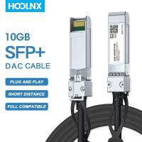 ราคา HOOLNX 10G SFP สาย Twinaxโดยตรงแนบทองแดง DAC สายเคเบิลแฝง0 5 10Mสำหรับ H3C Ruijie Mikrotik UbiquitiTP LINKซิสโก้ (21875027735)