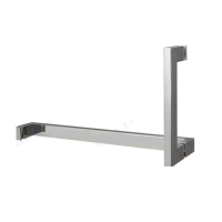 ราคา มือจับประตู มือจับประตูกระจกห้องน้ำทรงสี่เหลี่ยม มือจับแบบเหลี่ยม มือจับประตู กระจก อลูมิเนียม บานไม้ ชุดมือจับ รุ่น KIT SL8105 (10955194358)